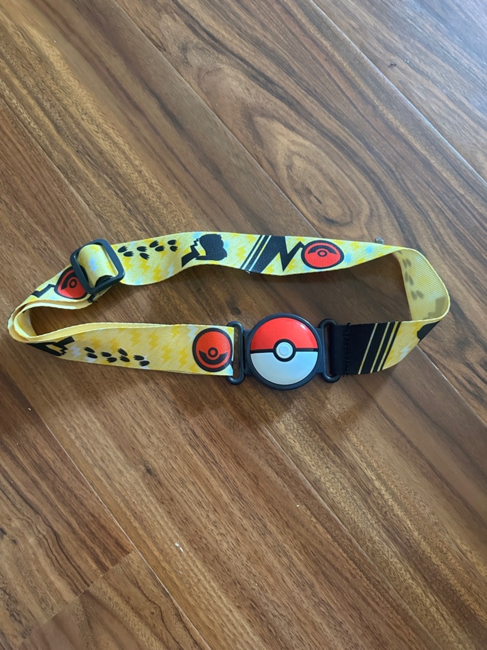 Yellow Pokemon Poke Ball Kids Accessory Belt